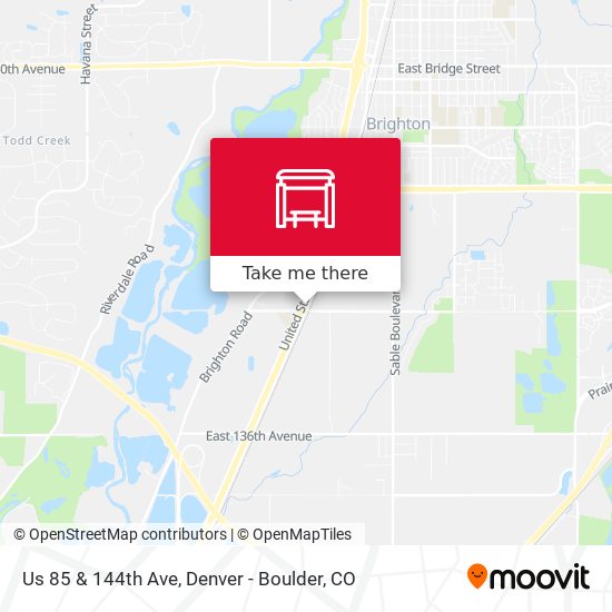 Us 85 & 144th Ave map