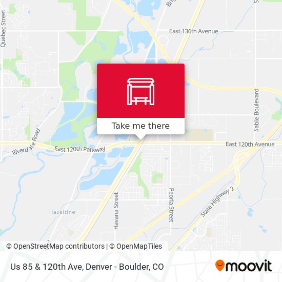 Us 85 & 120th Ave map