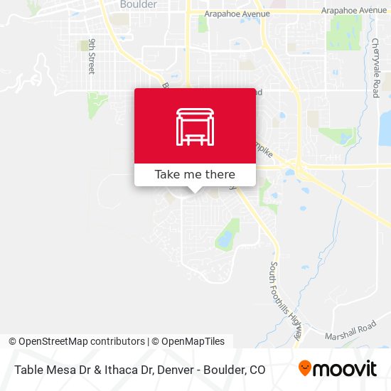 Mapa de Table Mesa Dr & Ithaca Dr