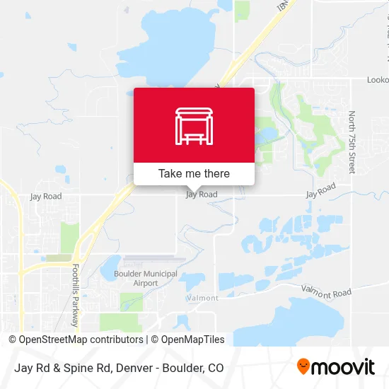 Jay Rd & Spine Rd map