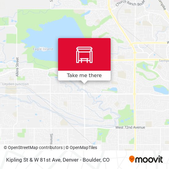 Mapa de Kipling St & W 81st Ave
