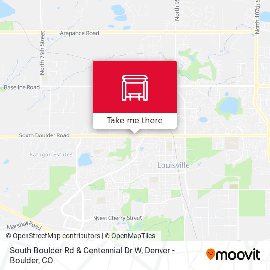 South Boulder Rd & Centennial Dr W map