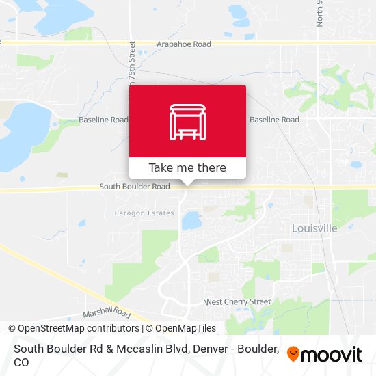 South Boulder Rd & Mccaslin Blvd map