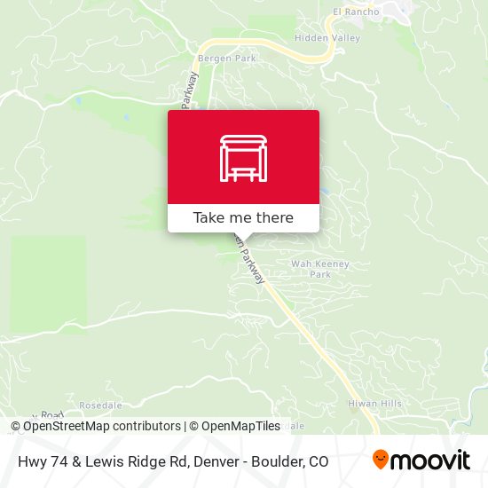 Hwy 74 & Lewis Ridge Rd map