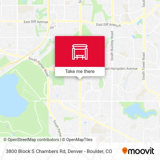 3800 Block S Chambers Rd map