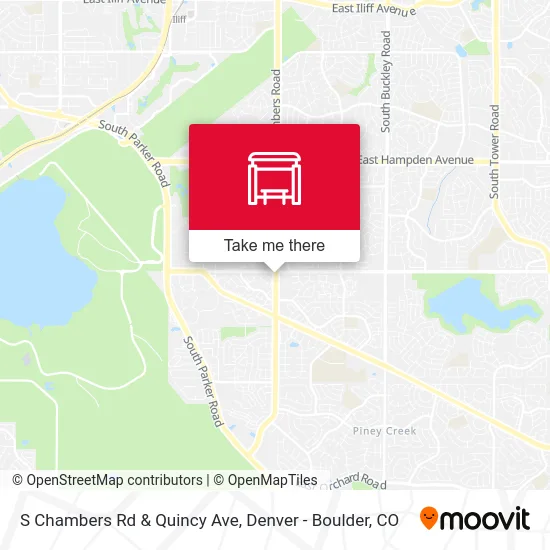 S Chambers Rd & Quincy Ave map