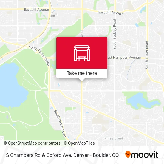 S Chambers Rd & Oxford Ave map