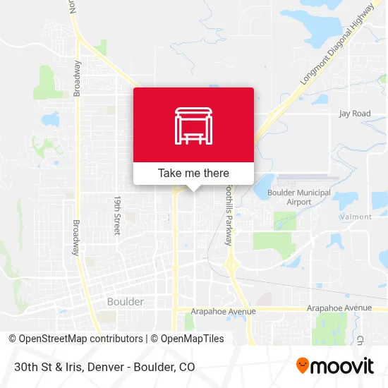 30th St & Iris map