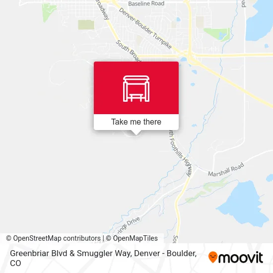 Greenbriar Blvd & Smuggler Way map