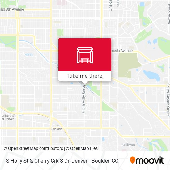 S Holly St & Cherry Crk S Dr map