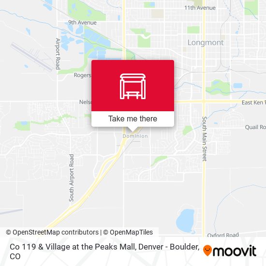 Co 119 & Village at the Peaks Mall map