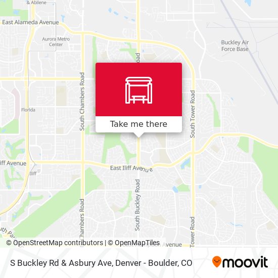 S Buckley Rd & Asbury Ave map