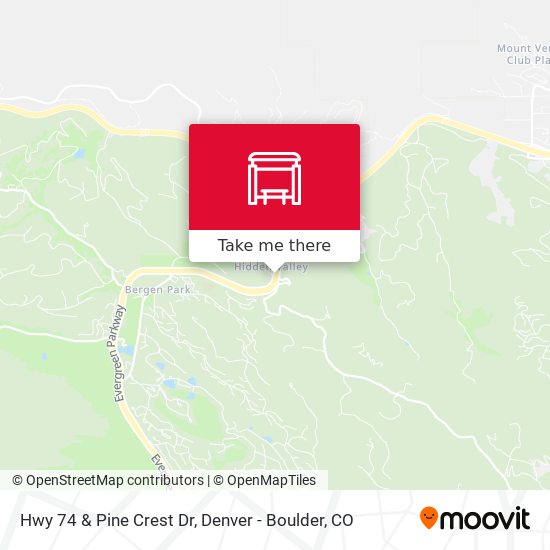 Hwy 74 & Pine Crest Dr map