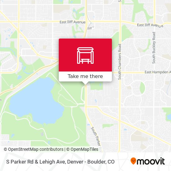 S Parker Rd & Lehigh Ave map