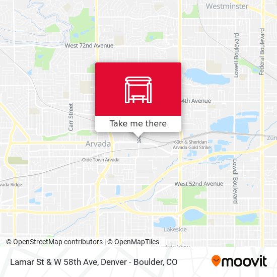 Lamar St & W 58th Ave map