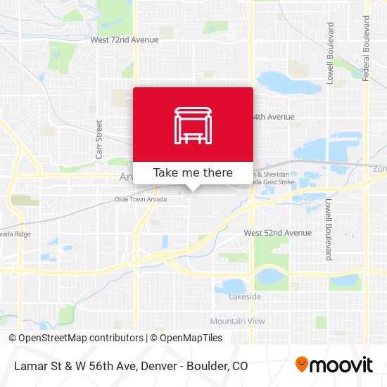 Lamar St & W 56th Ave map