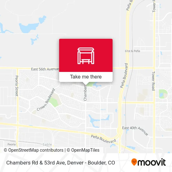 Mapa de Chambers Rd & 53rd Ave