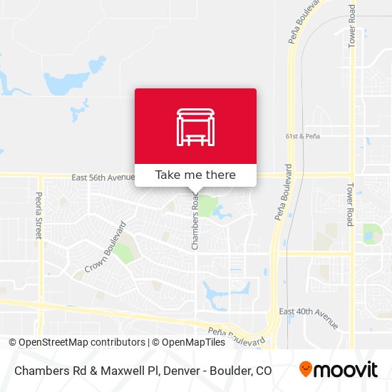 Chambers Rd & Maxwell Pl map