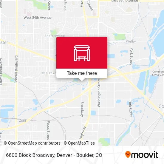 6800 Block Broadway map