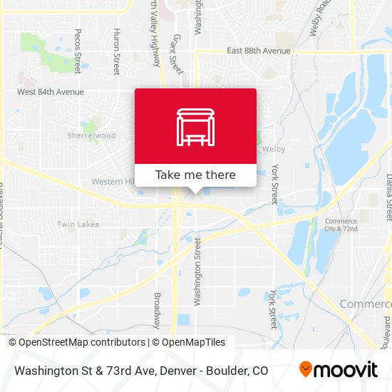 Washington St & 73rd Ave map