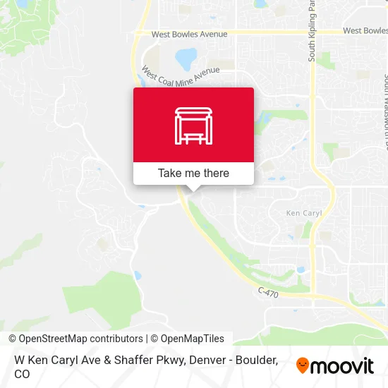 Mapa de W Ken Caryl Ave & Shaffer Pkwy