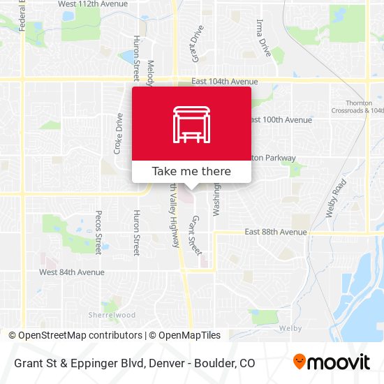 Grant St & Eppinger Blvd map