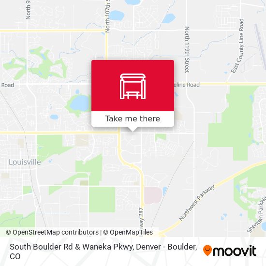 South Boulder Rd & Waneka Pkwy map