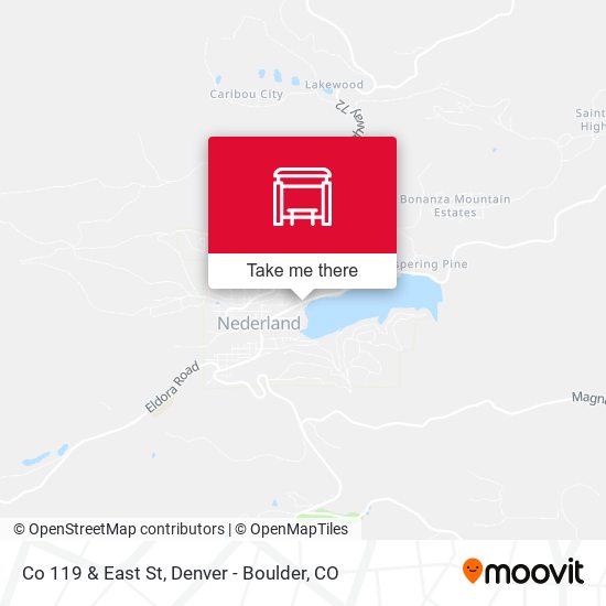 Co 119 & East St map