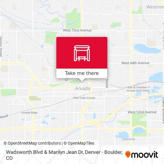 Wadsworth Blvd & Marilyn Jean Dr map