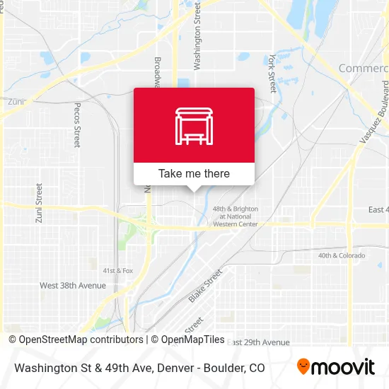 Washington St & 49th Ave map