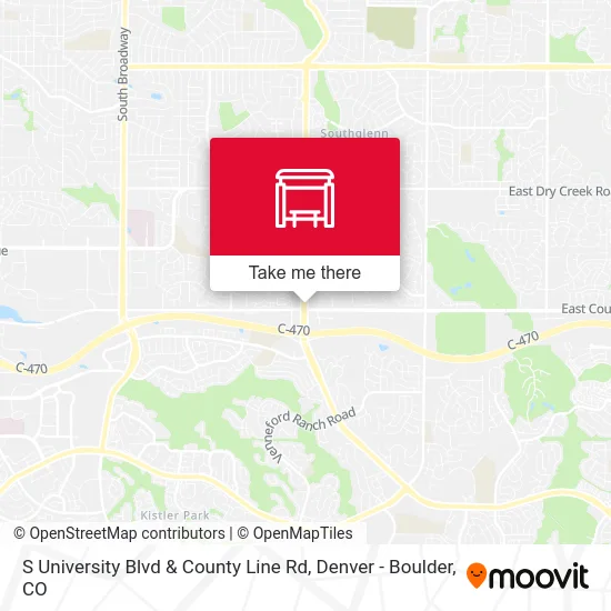 S University Blvd & County Line Rd map