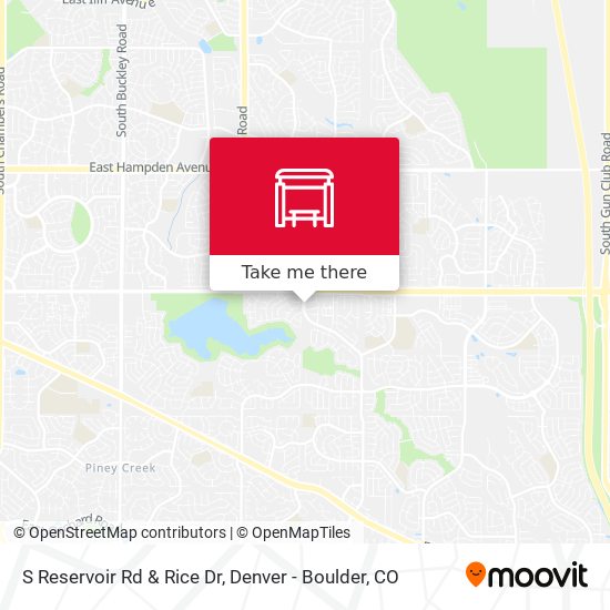 S Reservoir Rd & Rice Dr map