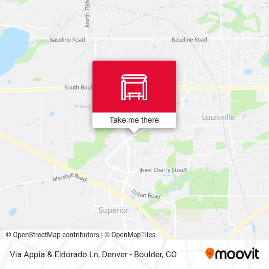 Via Appia & Eldorado Ln map