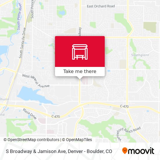 S Broadway & Jamison Ave map