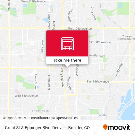 Grant St & Eppinger Blvd map