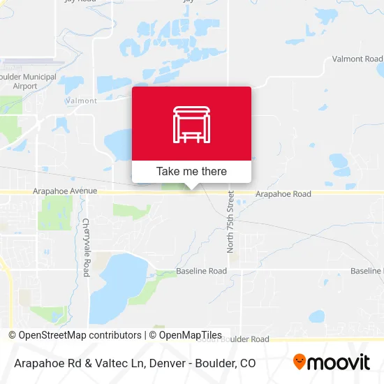 Arapahoe Rd & Valtec Ln map