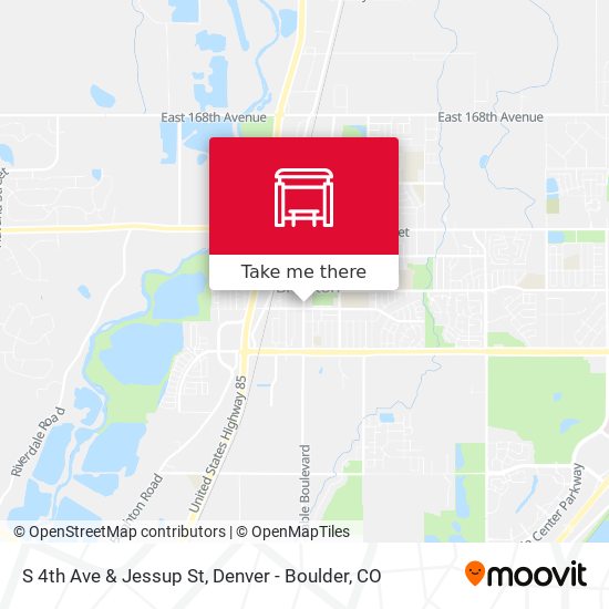 S 4th Ave & Jessup St map