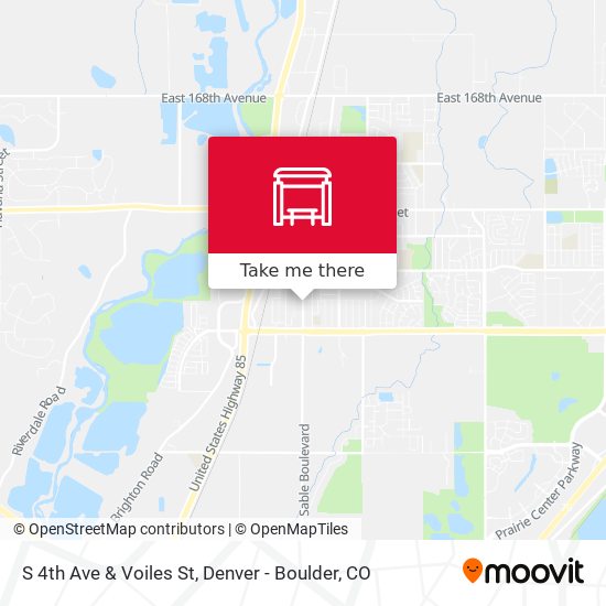 S 4th Ave & Voiles St map