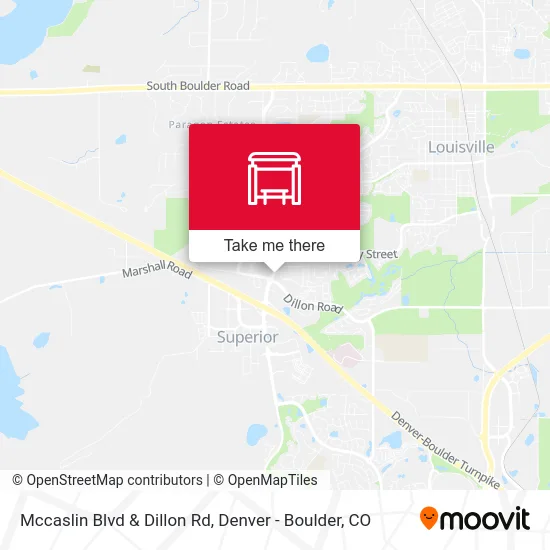 Mccaslin Blvd & Dillon Rd map