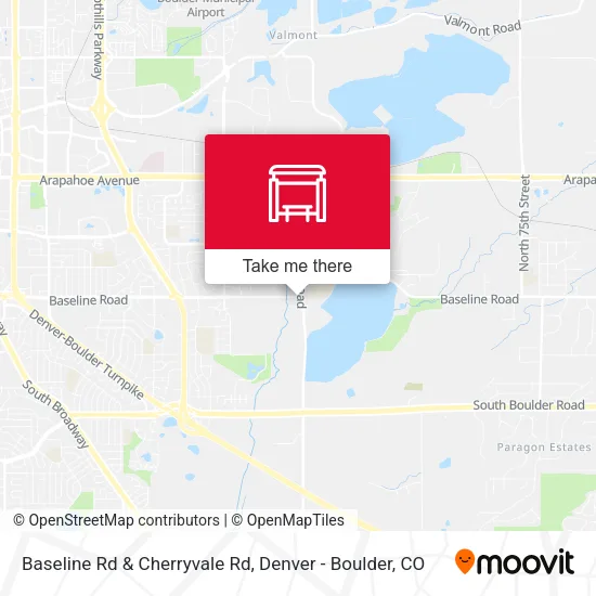 Mapa de Baseline Rd & Cherryvale Rd