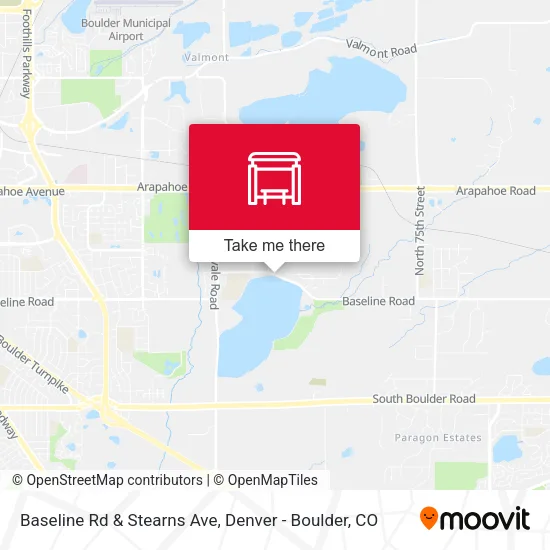 Baseline Rd & Stearns Ave map