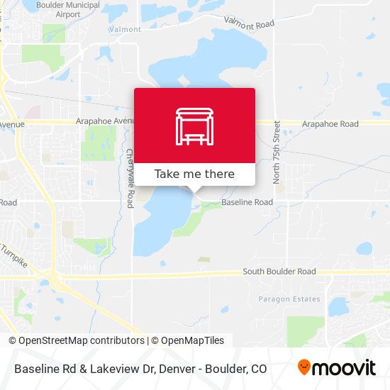 Baseline Rd & Lakeview Dr map
