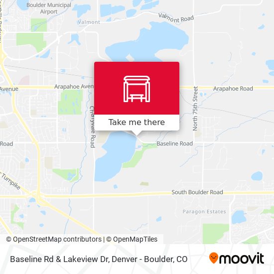 Baseline Rd & Lakeview Dr map