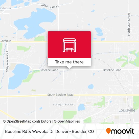 Baseline Rd & Wewoka Dr map