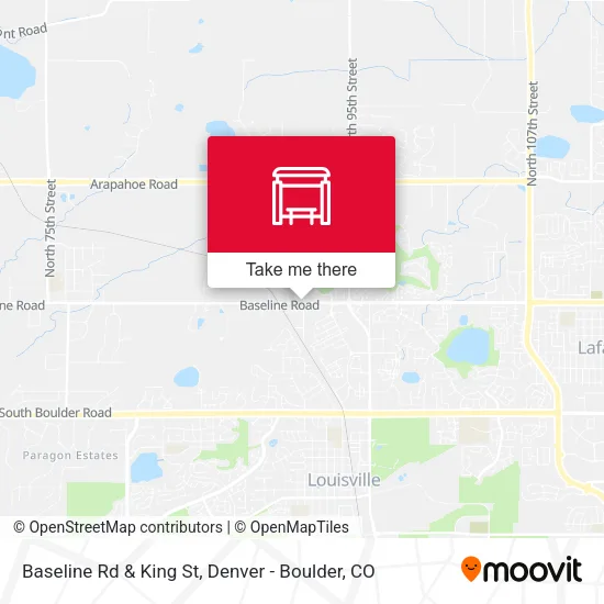 Mapa de Baseline Rd & King St