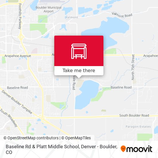 Baseline Rd & Platt Middle School map