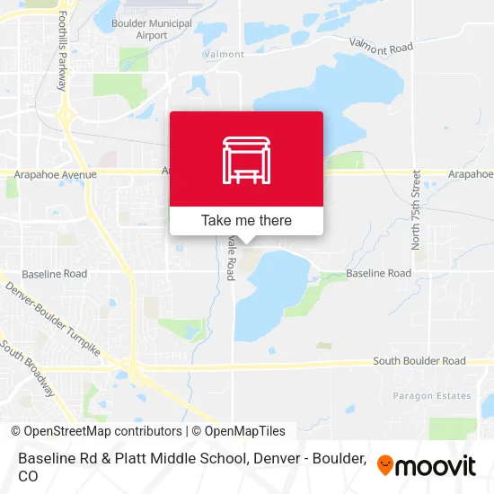 Mapa de Baseline Rd & Platt Middle School