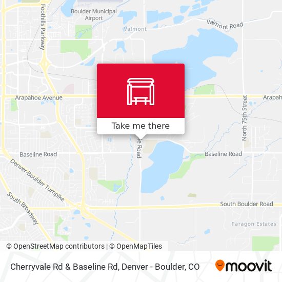 Cherryvale Rd & Baseline Rd map