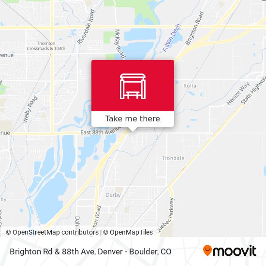 Brighton Rd & 88th Ave map