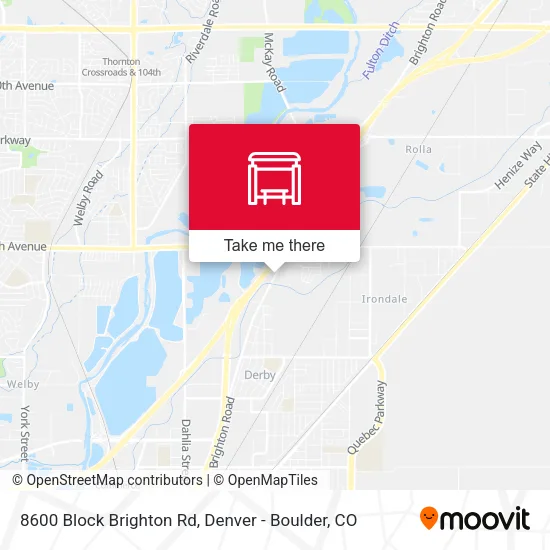 8600 Block Brighton Rd map
